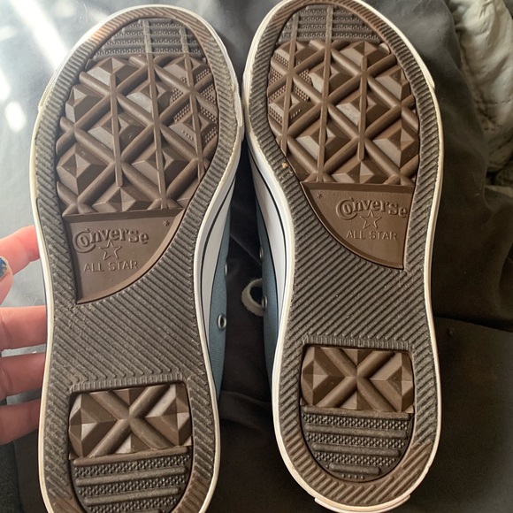 Converse light blue size 8 in like new condition - Picture 2 of 5